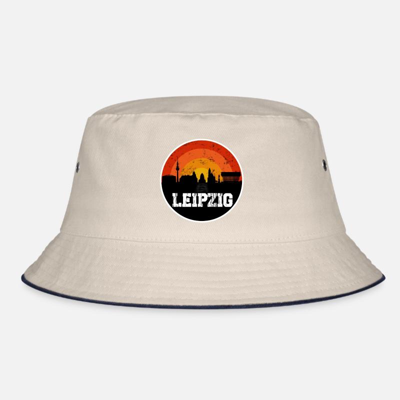 Leipzig Skyline Bucket Hat