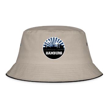 Hamburg Home Game Skyline - Bucket Hat - khaki/black - Front