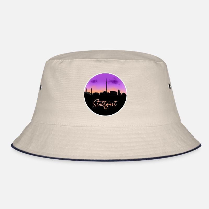 Stuttgart Fine Skyline Bucket Hat