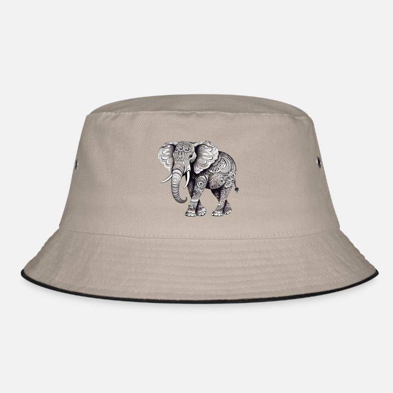 Ornamentaler Elefant Bucket Hat