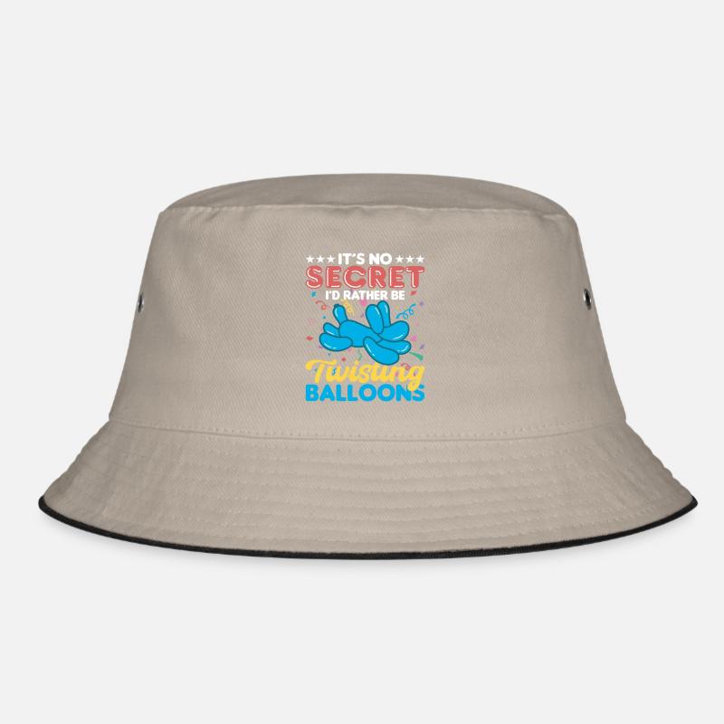 Balloon Twisting Design Bucket Hat
