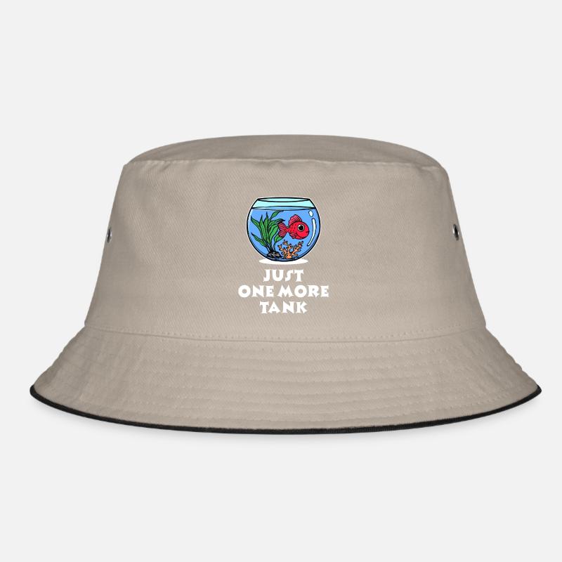 Kugelfisch Aquarium Statement Haustiere Heimtier Bucket Hat
