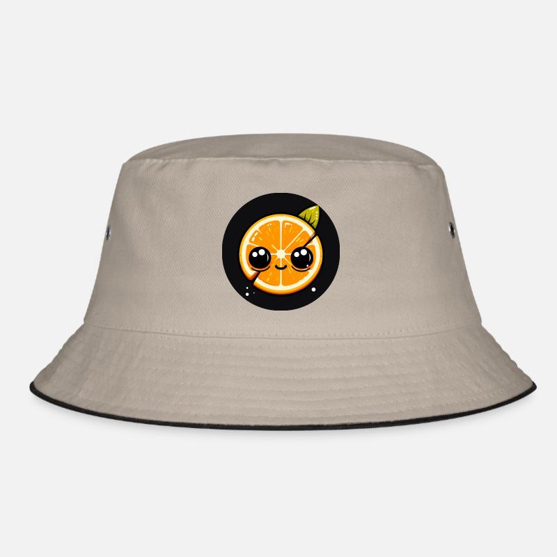 Orange avec le visage et les grands yeux Bob