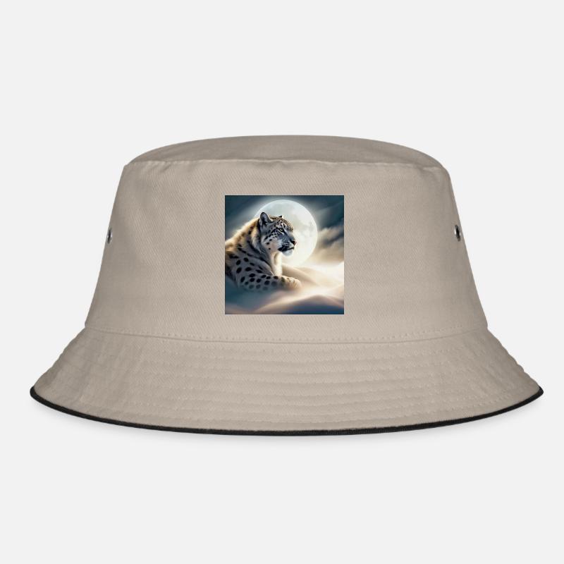 Schneeleopard Bucket Hat