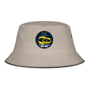 Junggesellenabschied , Junggesellenparty , (25) - Bucket Hat - Khaki/Schwarz - Vorne