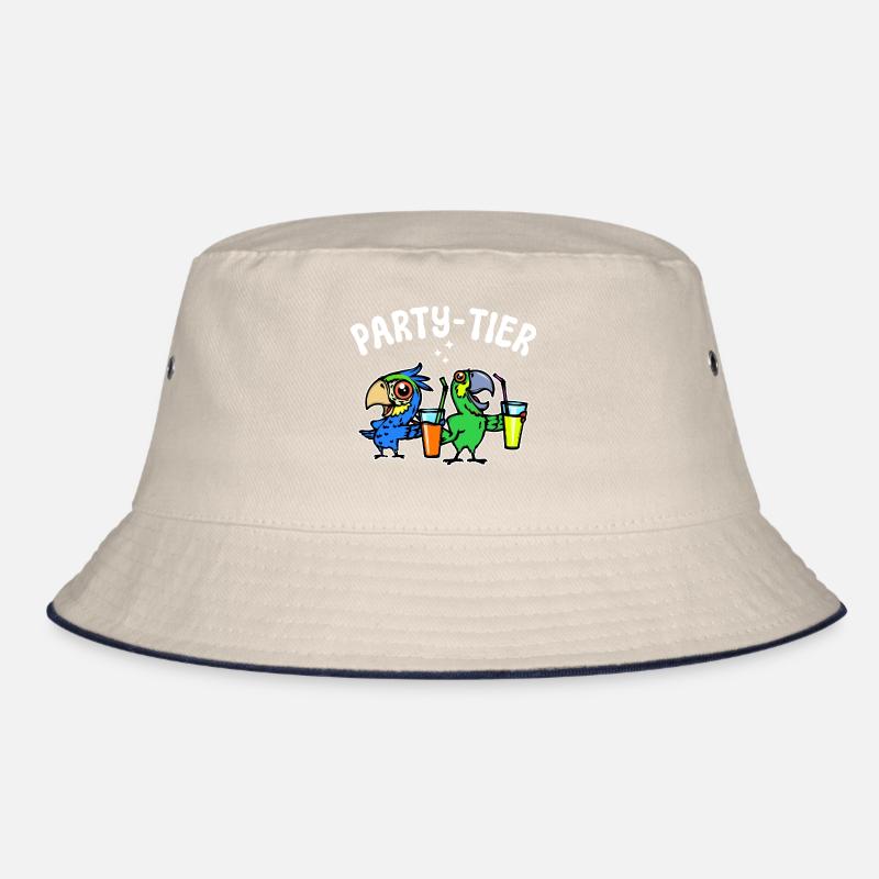 Parrot Statement Animal Lover Pet Bird Bucket Hat