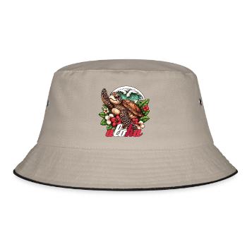 Aloha tortue Hawaï cadeau - Bob - kaki/noir - Devant