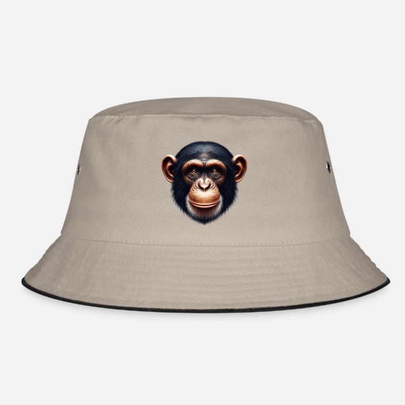 Chimpanzee Monkey Bucket Hat