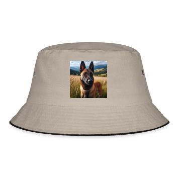 Belgian Malinois - Bucket Hat - khaki/black - Front