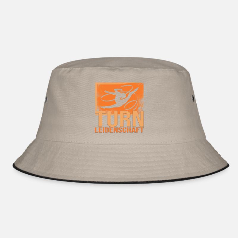 Turn Leidenschaft - Bucket Hat - Khaki/Schwarz