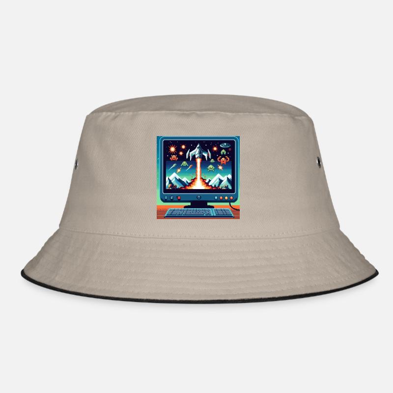 Retro Airplane Game Bucket Hat