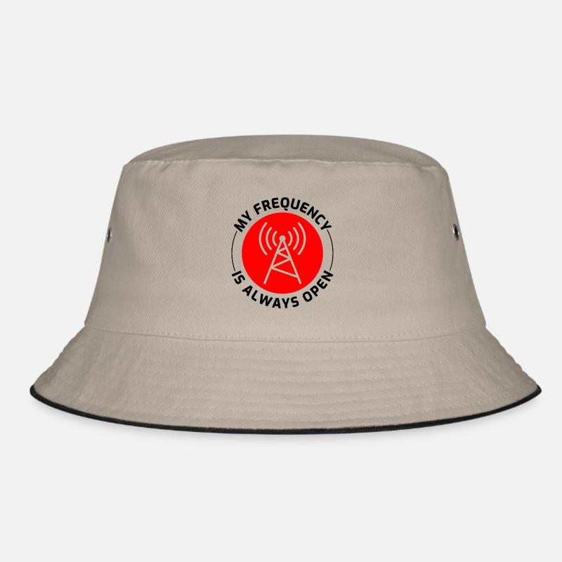 Frequenz der Funkwellen des Amateurfunkers Bucket Hat