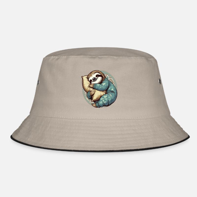 Faultier Schlafen Leidenschaft Geschenk Bucket Hat