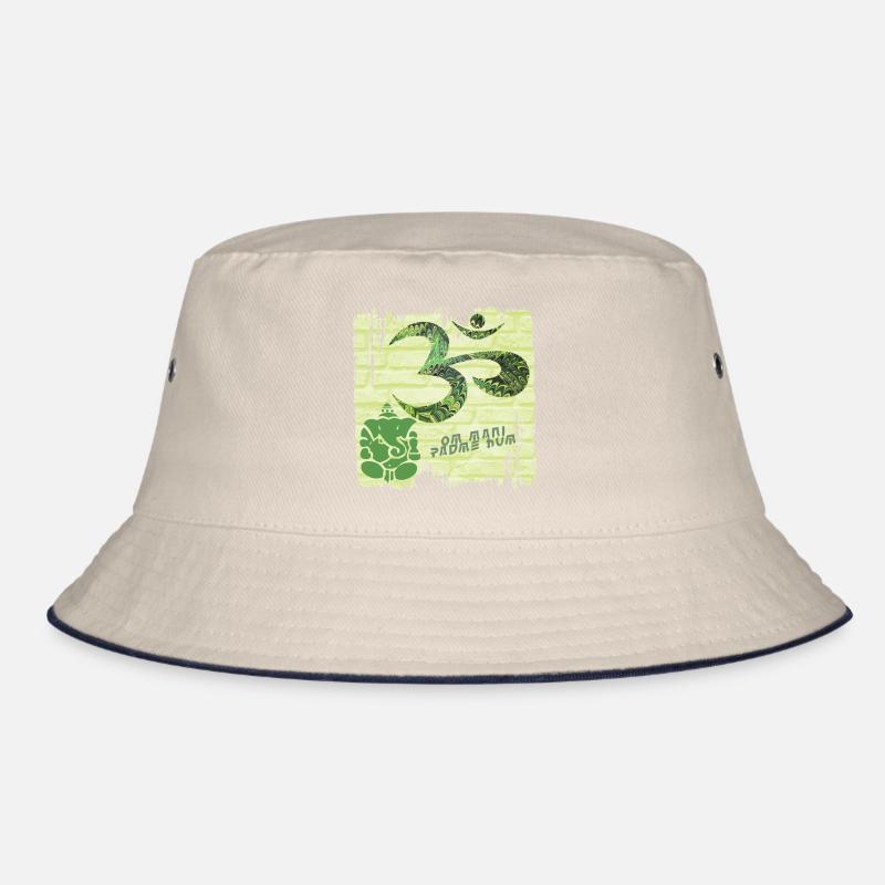 OM with Ganesha E 35 Bucket Hat