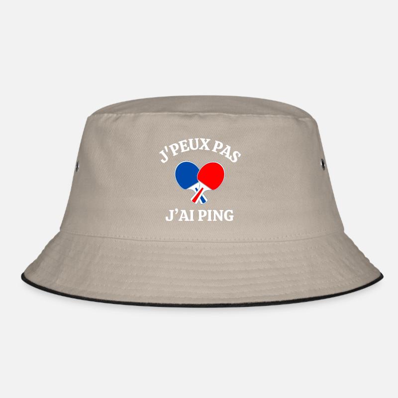 ping pong, ping pong fan, ping Bucket Hat