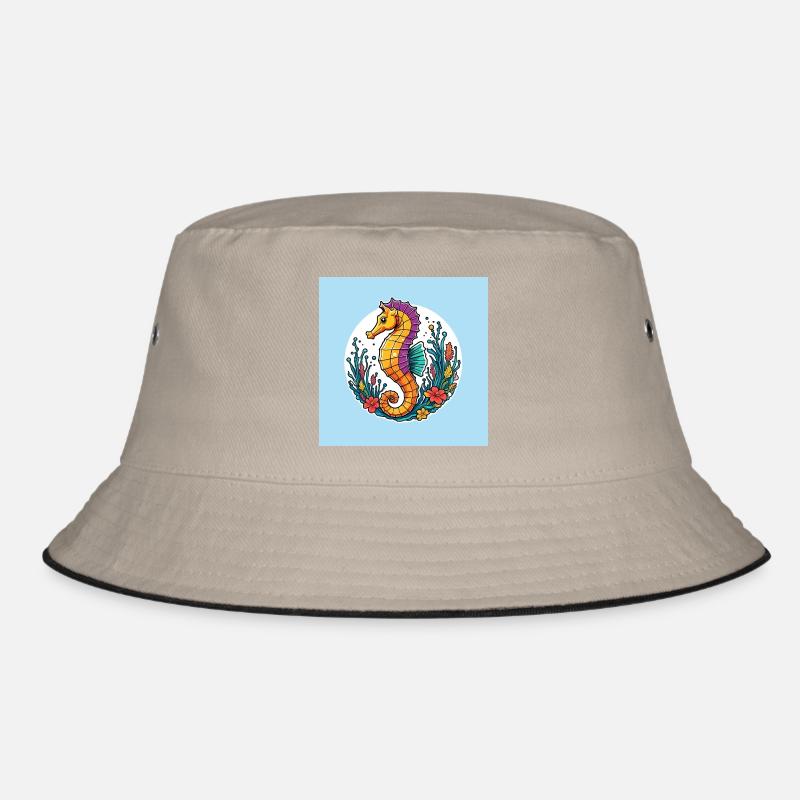 Hübsches dekoratives Seepferdchen Bucket Hat