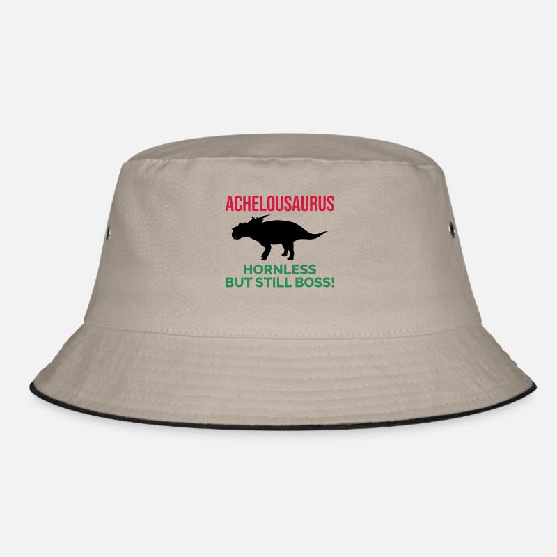 Achelousaurus Dinosaur Dino Paleontologist Fossil Bucket Hat