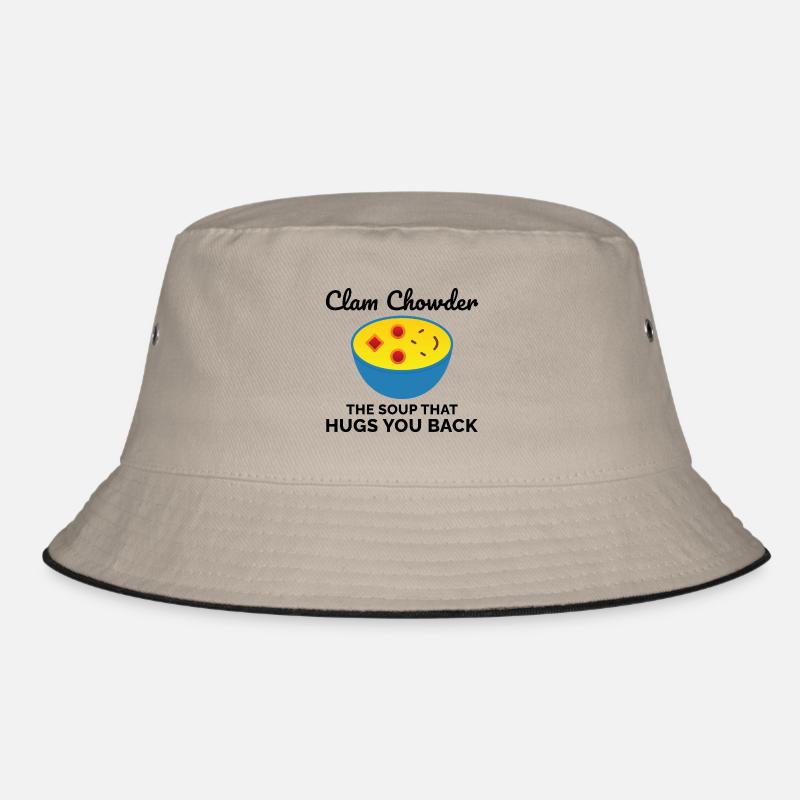 Clam Chowder Shellfish Hilarious Seafood Soup Bucket Hat