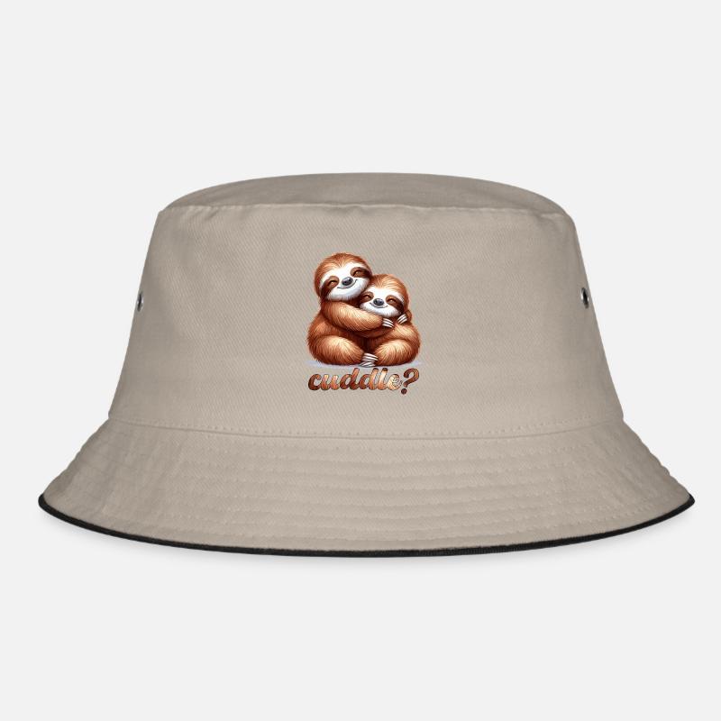 Sloths Sloth Snuggle Gift Bucket Hat