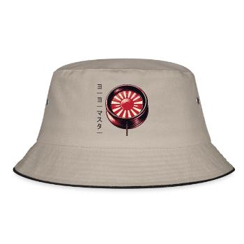 Yoyo Maître Japonais Soleil Rouge Yo-Yo - Bob - kaki/noir - Devant