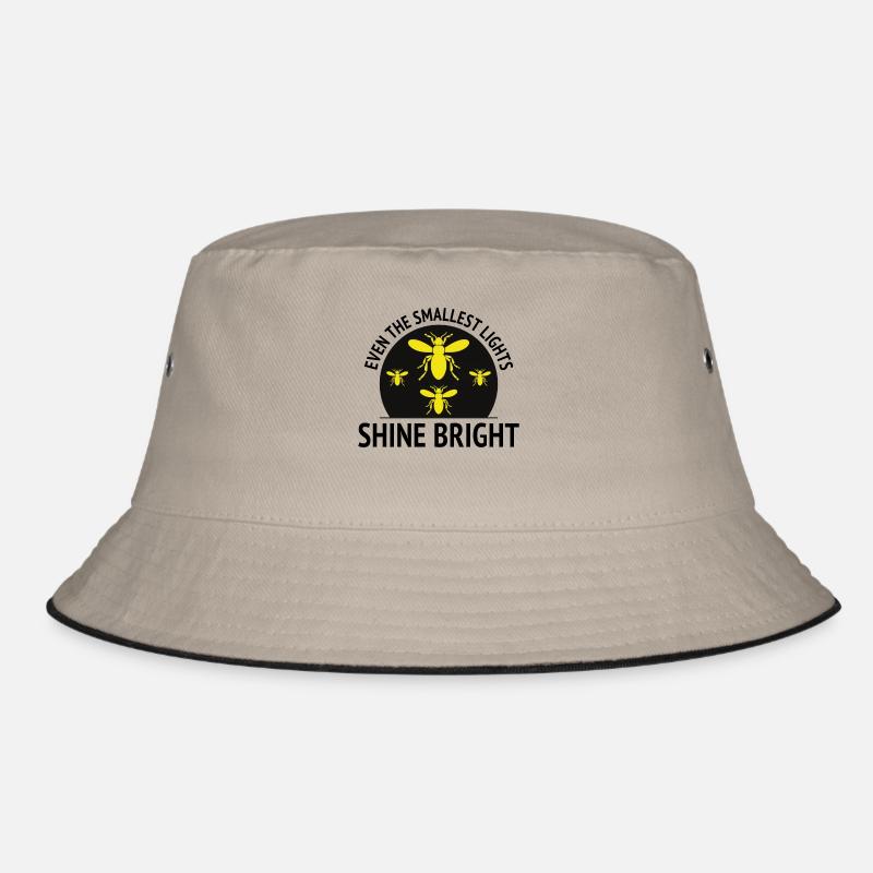 Fireflies Firefly Lightning Bug Insect Collector Bucket Hat