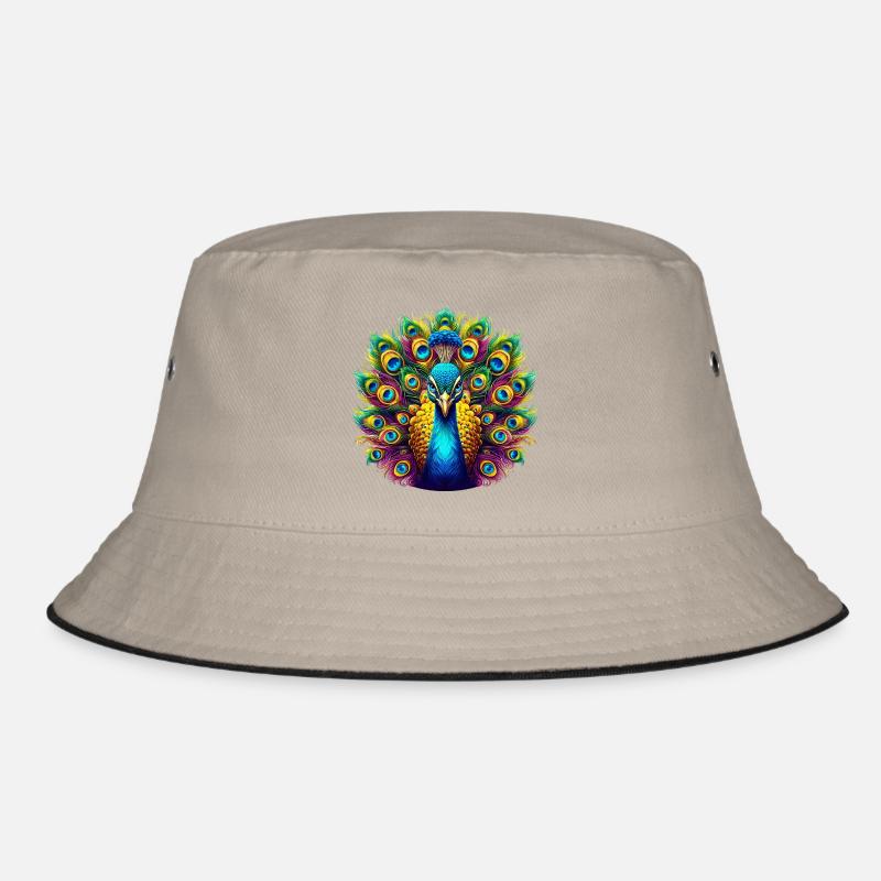 Peacock Bucket Hat