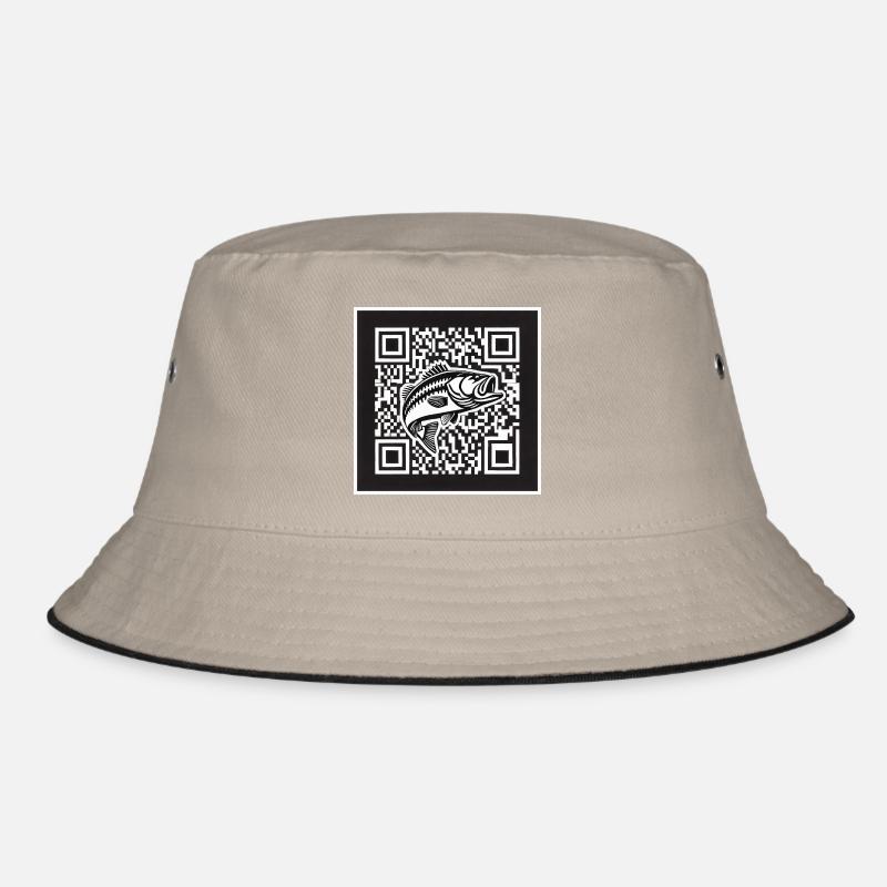 Perch QR Code Design Bucket Hat