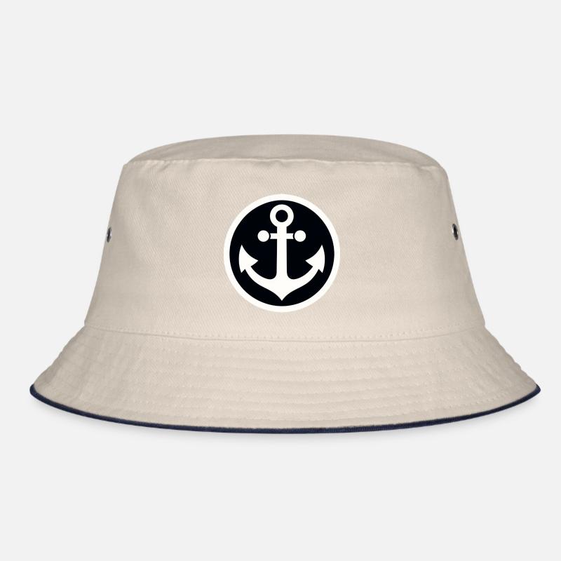 Anker im Kreis Bucket Hat