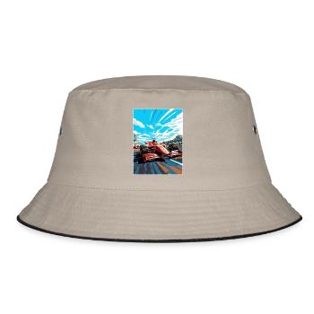 Montreal Circuit Motorsport Rennen Kanada Reisen WPA - Bucket Hat - Khaki/Schwarz - Vorne