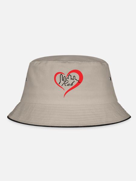Rab Vibes – Pure Island Magic - Bucket Hat - khaki/black - Front