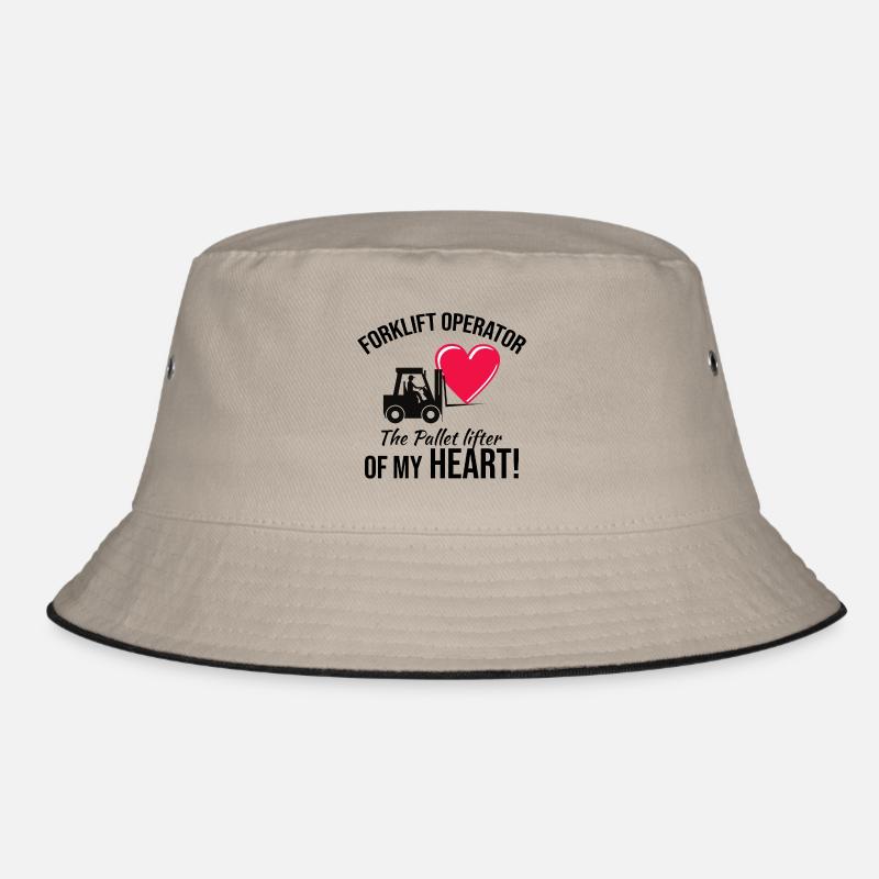 Forklift Operator Driver Valentine’s Day Funny Bucket Hat