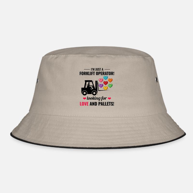 Forklift Operator Driver Valentine’s Day Funny Bucket Hat