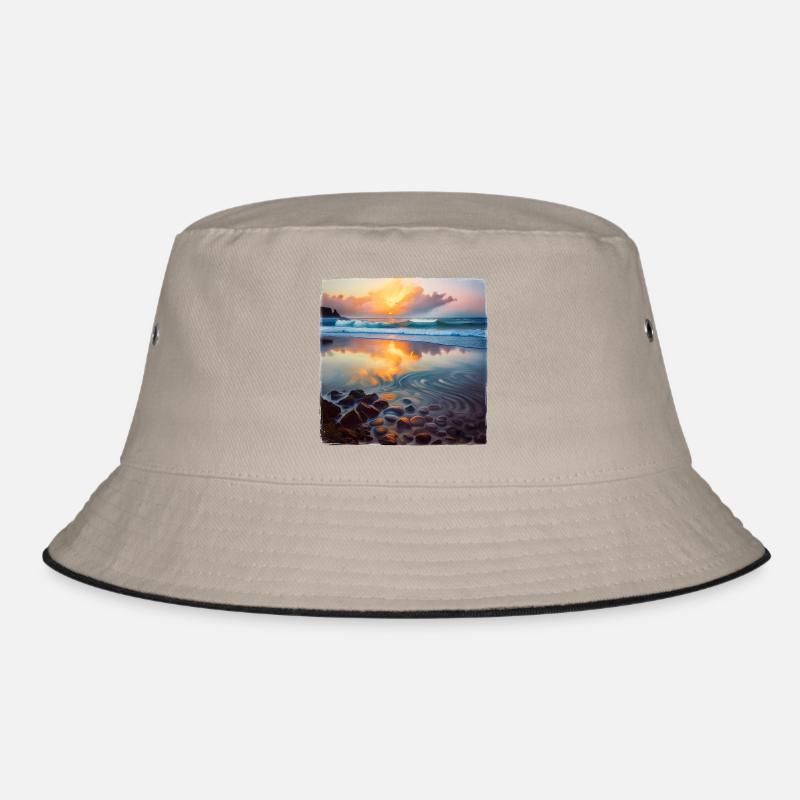 Strand-Kieselsteine Bucket Hat