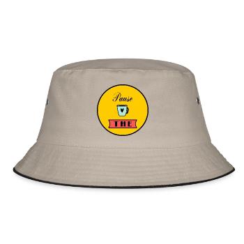 anniversary. Anniversary Decade. humor. funny - Bucket Hat - khaki/black - Front