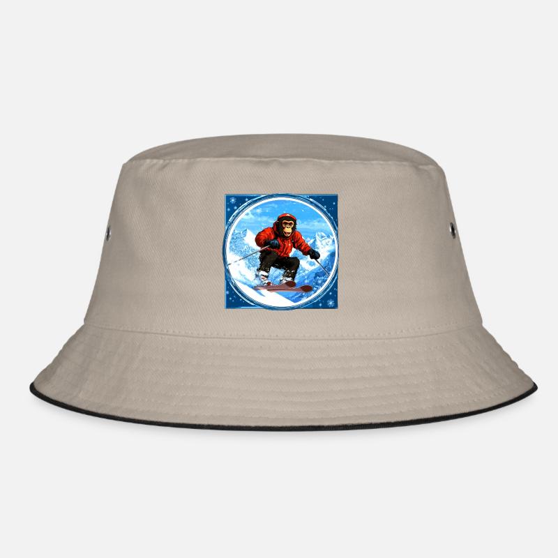 Ski Monkey Bucket Hat