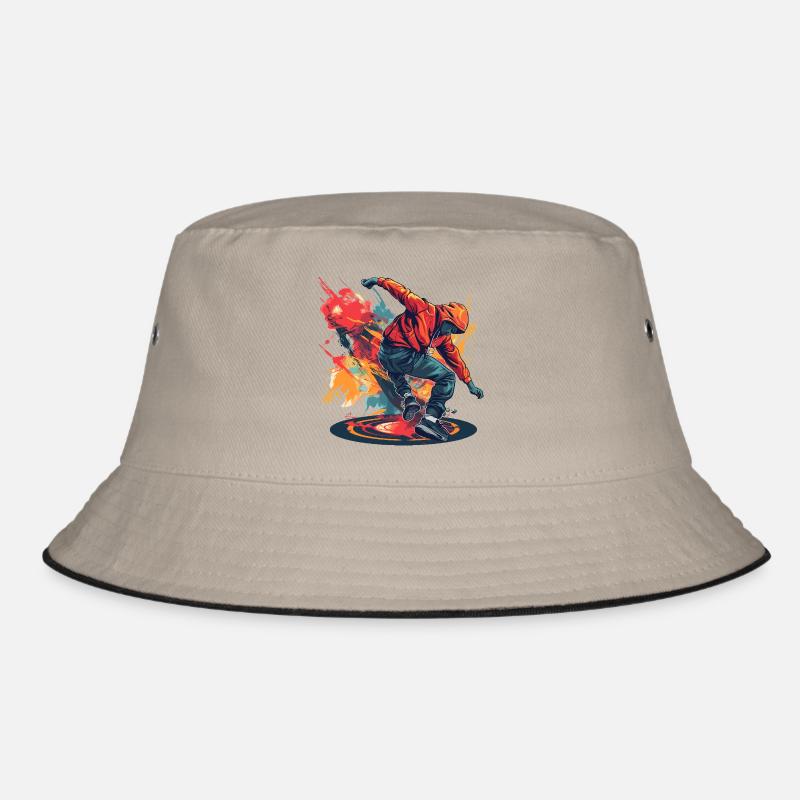 Breakdancer Graffiti Bucket Hat