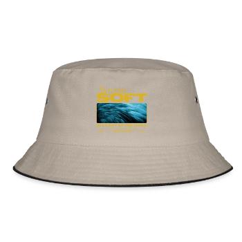 Staying Soft – Power in Gentleness - Bucket Hat - khaki/black - Front