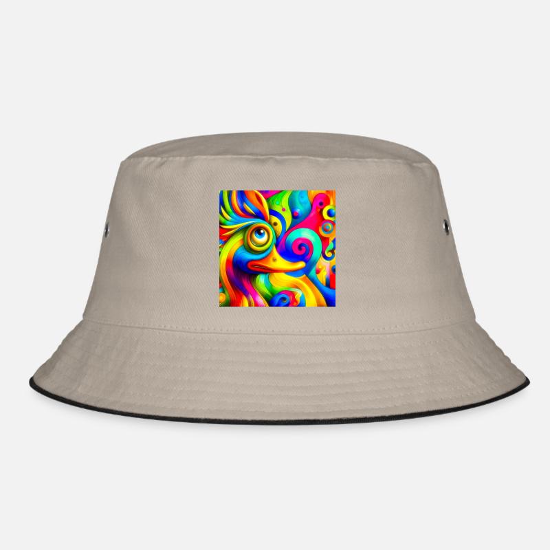 Gemälde von einer ente Bucket Hat