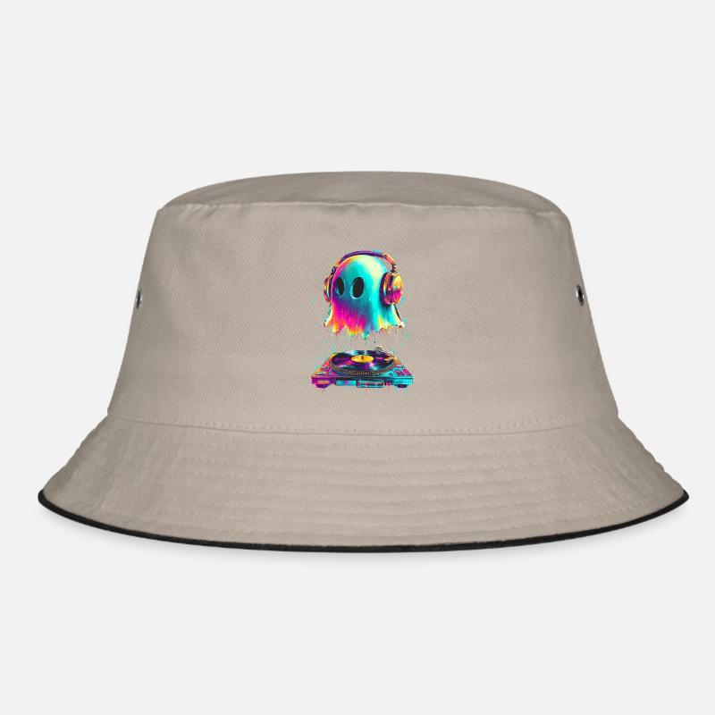 DJ Ghost - Bucket Hat - khaki/black
