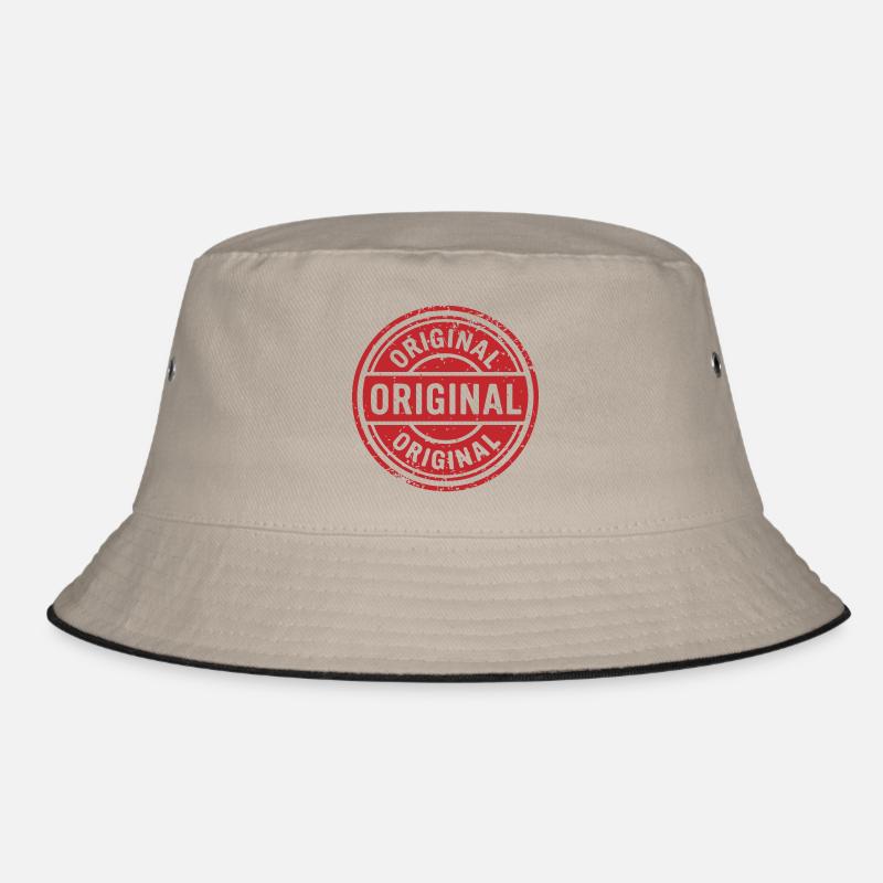 Original Stamp logo. Original Rubber Stamp design. Bucket Hat