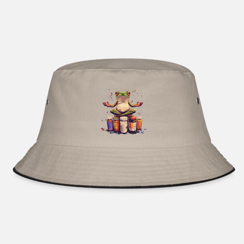 Rauschfrosch - Bucket Hat - khaki/black