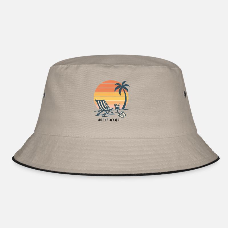 Coucher de soleil plage vacances Illustration Bob