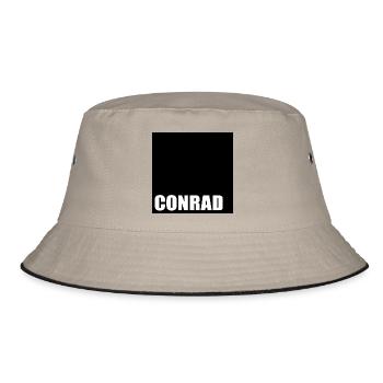 CONRAD - Bucket Hat - Khaki/Schwarz - Vorne