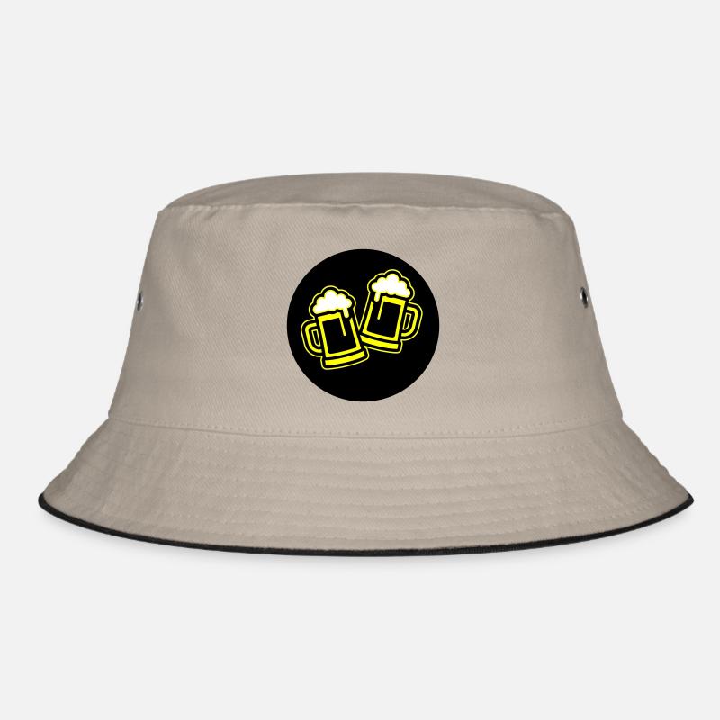 Bier Anstoßen Symbol Bierkrug Bucket Hat