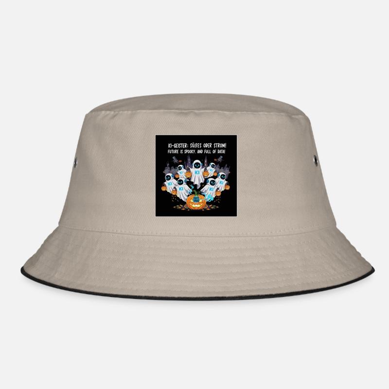 KI-Geister: Süßes oder Strom ! Bucket Hat