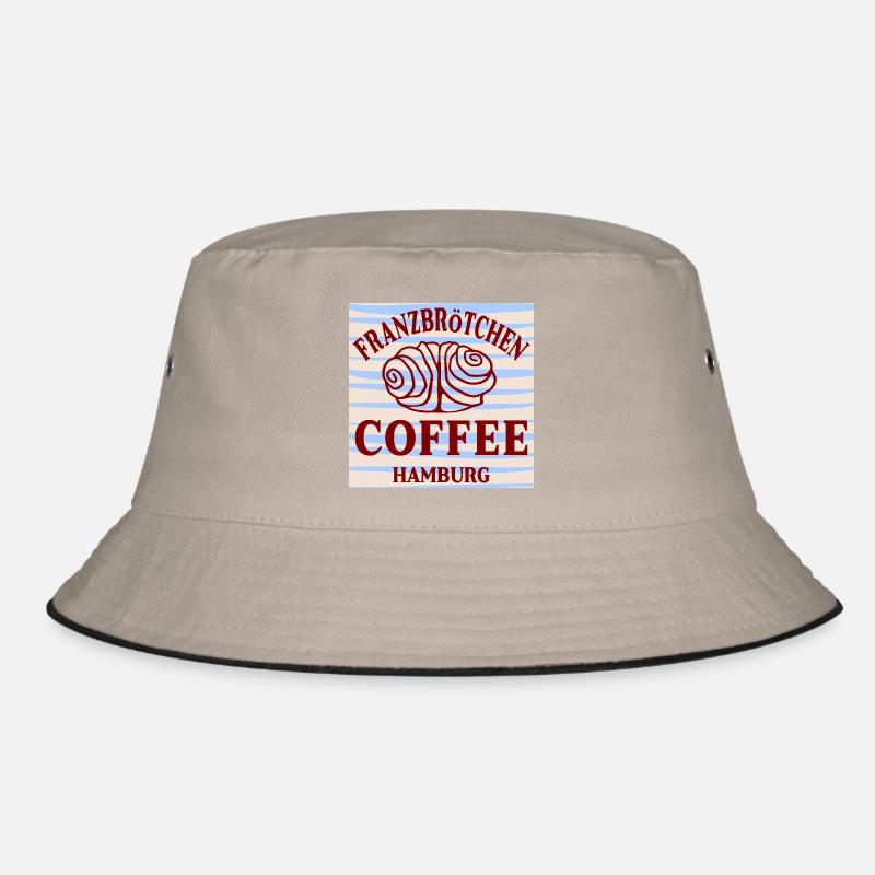 FRANZBRÖTCHEN HAMBURG KAFFEE Bucket Hat