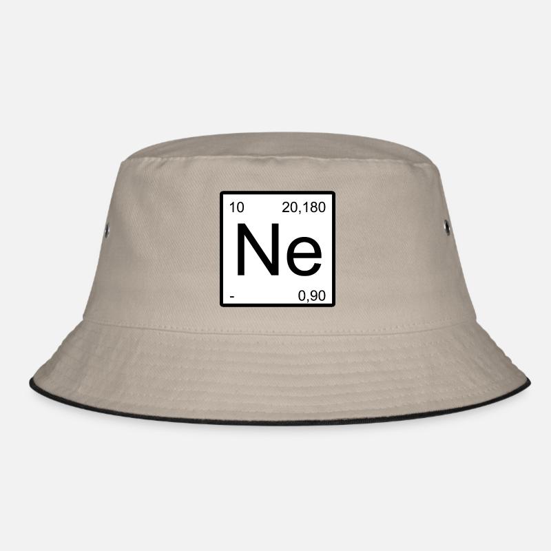 Neon Element Typography Bucket Hat