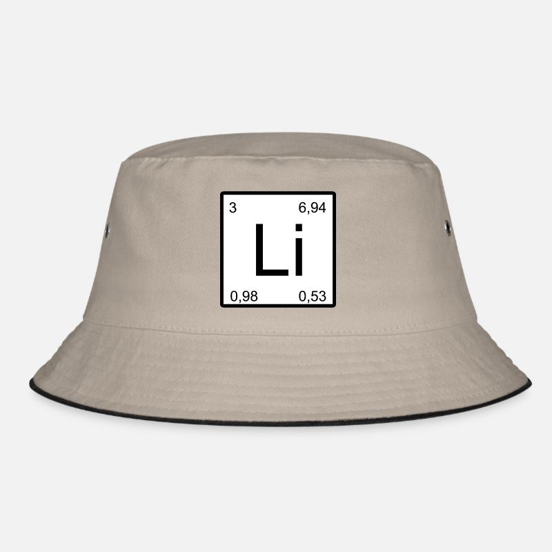 Lithium Minimal Element Design Bucket Hat