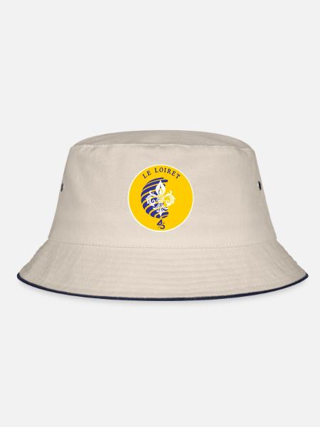Fleur de Lys Loiret 45 - Bucket Hat - ecru/navy - Front