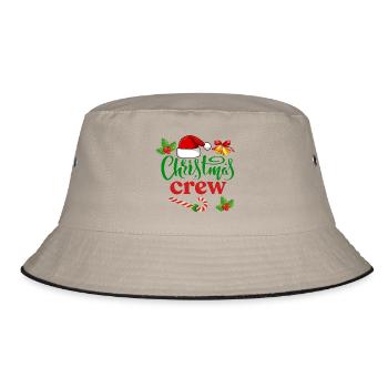 CHRISTMAS CREW - Bucket Hat - khaki/black - Front